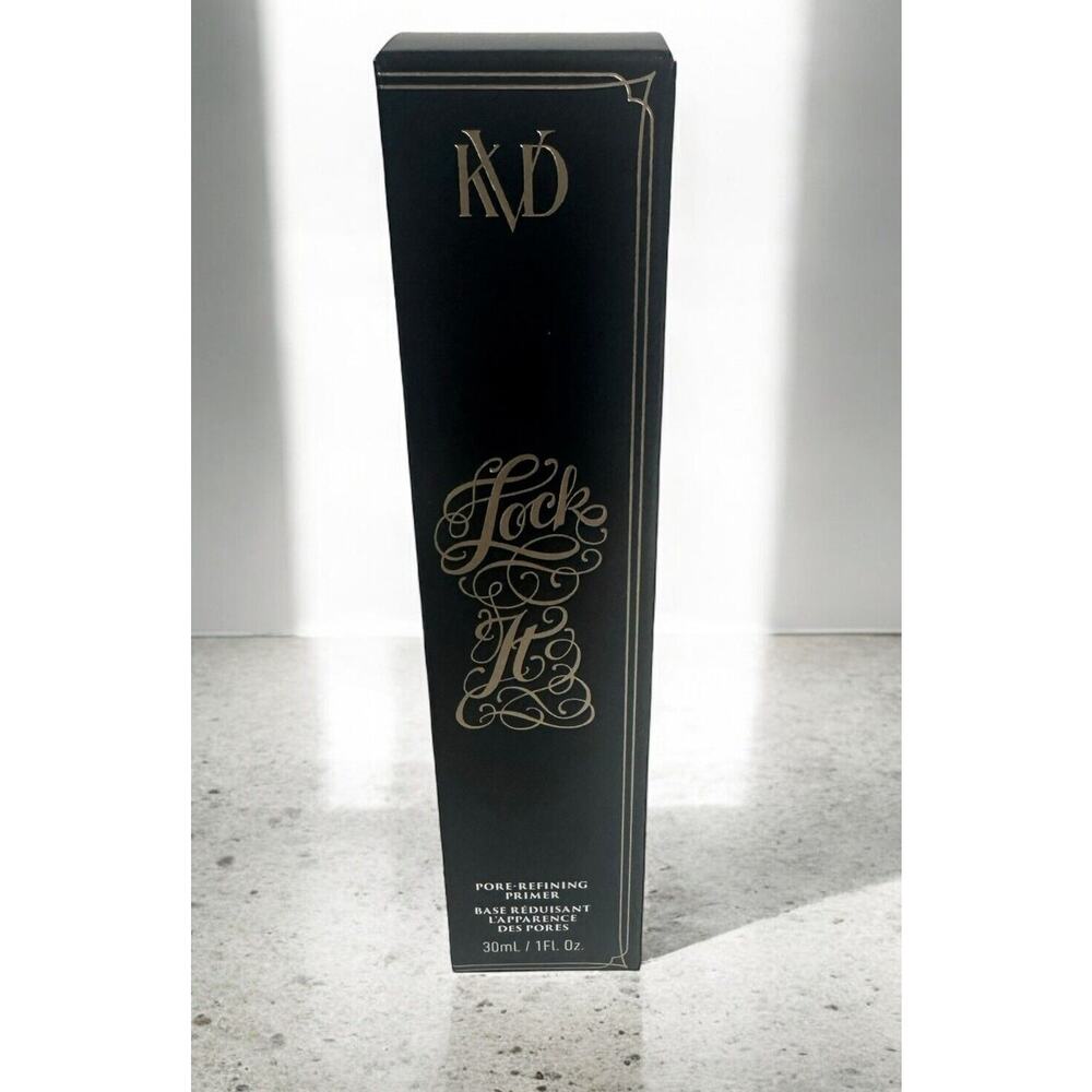 KVD Vegan Beauty Lock-It Pore Refining Hydrating Primer 1 oz / 30mL Full Size